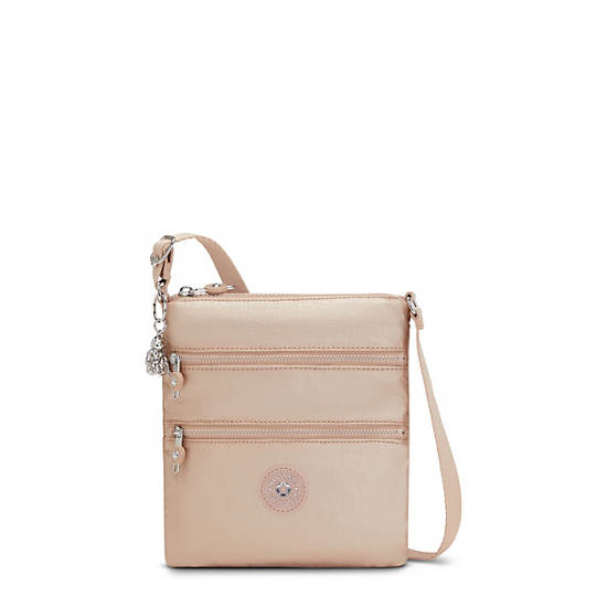 Kipling Keiko Metallic Crossbody Mini Tassen Goud | België 1880HA